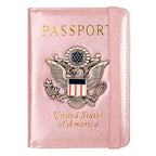 RFID Blocking Passport Holder (Rose Gold / Upgraded)