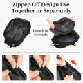 Vacuum Seal Backpack for Travel with Pump (17.3 / Grey Q)