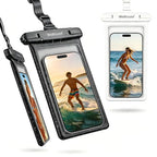 Waterproof Phone Pouch (2 Pack - Black & White8.0")