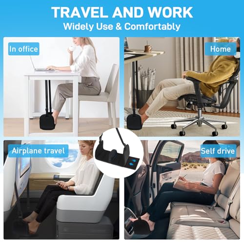Airplane Foot Hammock (Black / 1 PACK)