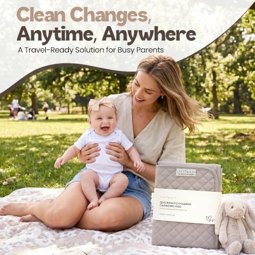 Baby Changing Pad Portable (Soft Sand / Large)