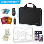 Accordion File Organizer (Black / 14.2" x 10.4" x 2")