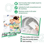 Laundry Detergent Sheets up to 160 Loads (80 Count (Pack of 1))