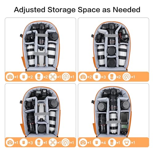 Camera Backpack (Orange)