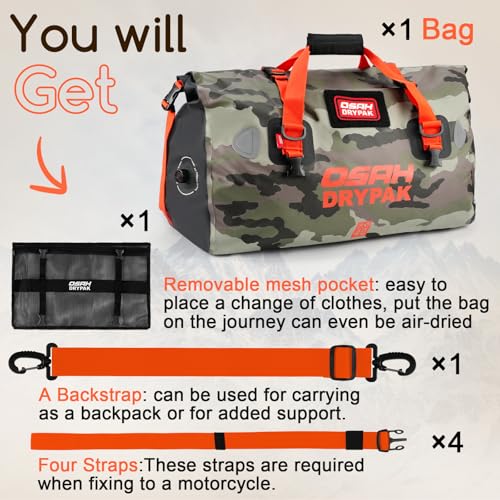 Waterproof Duffel Bag (Camouflage / 40L)