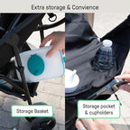 3D Mini Convenience Stroller (Gray)