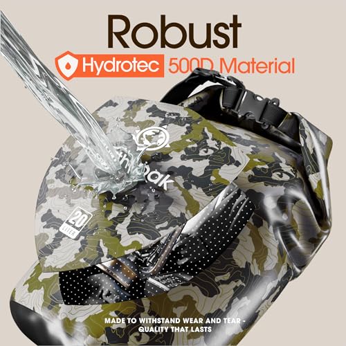 55L Waterproof Dry Bag Backpack (55L / Camo)