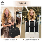 Wig Storage Bag Holds 3 Wigs Hair Tools Travel Bag Full (Black / 12.6*11.02*11.61inch)
