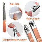 7pcs Manicure Set (Rose Gold)