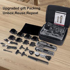 Professional Hair Clippers for Men Beard Trimmer Clippers Set Waterproof T (Grey)