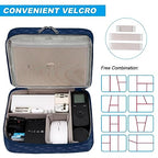 Electronic Organizer Travel Case (zipper-blue)