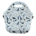 LunchTote Zippered Bag Insulated Neoprene Caddy (Ocean Echo / X-Large 6.5 Quart Lunch Tote)