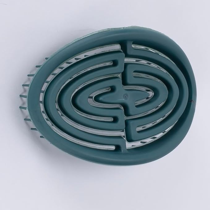 CAISHA Wet Hair Hairbrush Tug-free Detangling Brush Green Spiral Spring Gentle On The Scalp For All Hair Types K111