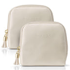 Travel Jewelry Case (Cream White 2Pack)