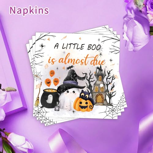 50 Pcs A Little Boo Is Almost Due Napkins (A Little Boo)