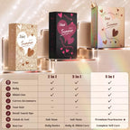 5-in-1 Bikini Trimmer for Women, Birthday Gifts for Women, Gift Set (Gold)