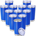 20 oz Tumbler Insulated Tumblers Stainless Steel Coffee Mug (Dark Blue)