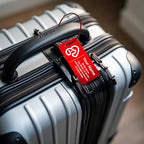 4PCS Personalized Luggage Tag (Red / Small)