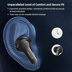 Offline AI Translator Earbuds M3 Language Translator Device Translation Earbuds Real Time Support 144 Languages No Subscription Required (With Offline Package (Black))