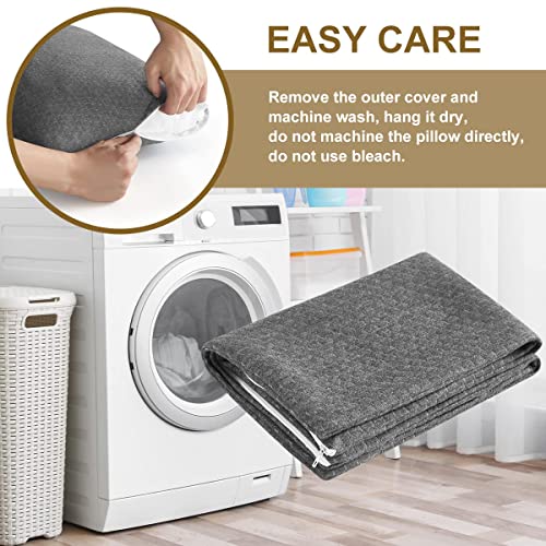 Travel Pillow (M-17.7 Inch x 13.8 Inch / Grey)