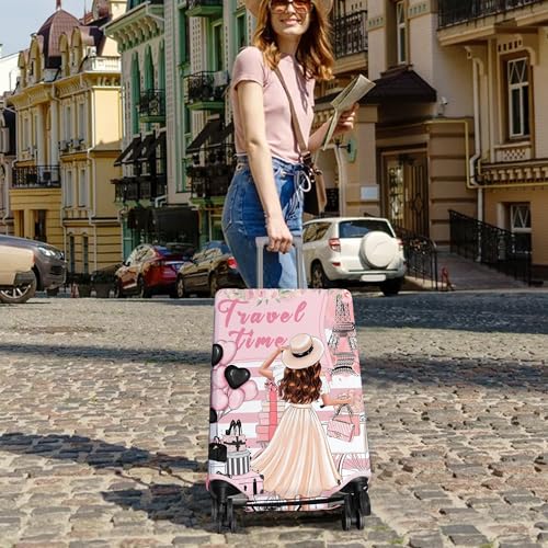 Travel Luggage Cover Suitcase Protector Fits 18 (D-2 / XL(29-32in))