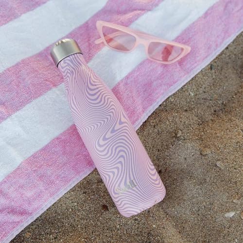 Stainless Steel Water Bottle (Lavender Swirl / 16.9 Ounces)