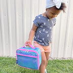 Kids Insulated Lunch Box (9.75 x 7 x 3.25 inches / Mermaid Scales)