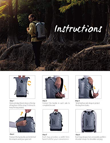 Waterproof Backpack for Men 20L (20L / Gray)