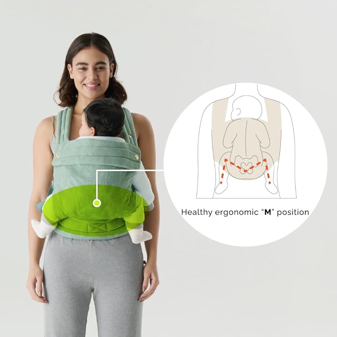 NEST BLANCHE Baby Carrier – Soft Cotton Linen Blend - Image 6