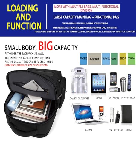 Professional Business Backpack for Men (Black)