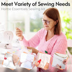 Sewing Kit Gifts for Adults Teen Grils Women Mom Grandma (White / M)