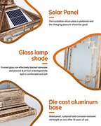 LED Solar Post Light Outdoor (Bronze)