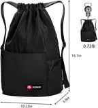 ZOORON Waterproof Drawstring Gym Backpack Bag - Image 6