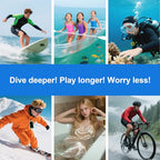 Waterproof Phone Case for Snorkeling with Lanyard IPX8 Underwater Touch (Green)