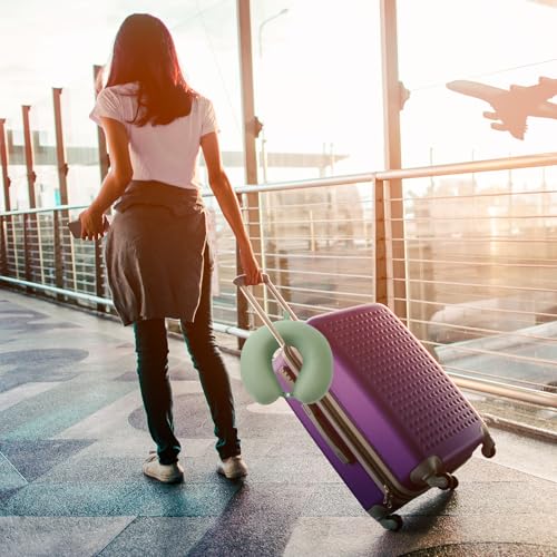 Travel Neck Pillow Cover (Green)