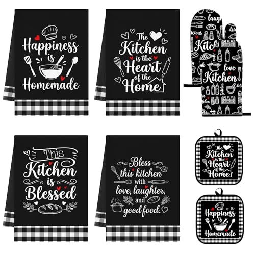 Black Kitchen Decor Set (Black)