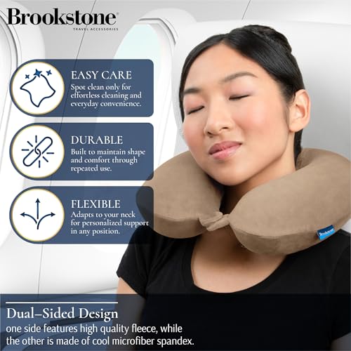 Travel Neck Pillow Lightweight U (Khaki / One Size)
