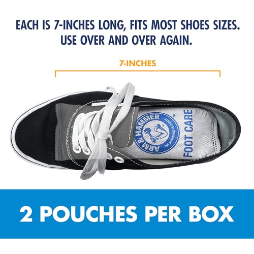 In Shoe Odor Control Pouches