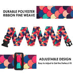 Colorful 2 Pack Luggage Straps for Suitcases Travel Belt Connector Holds Suitcase Add a Bag Premium Accessories Unique Adjustable Strap (Scales of Dragon)