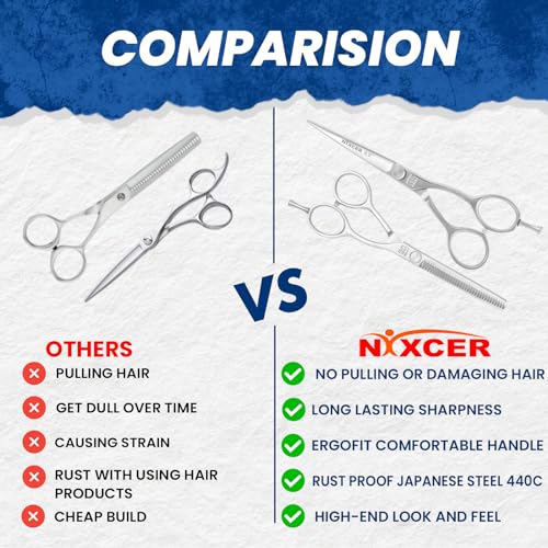 Professional Hairdressing Scissors (Combo Set / KOREAN CONVEX EDGE 6.5")