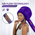 Bonnet Hair Dryer Attachment w (Purple)