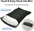 Cushion Lab Travel Deep Sleep Pillow – Compact Memory Foam Neck Pillow - Image 4