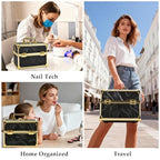 Makeup Train Case (Black Gold ARBS)
