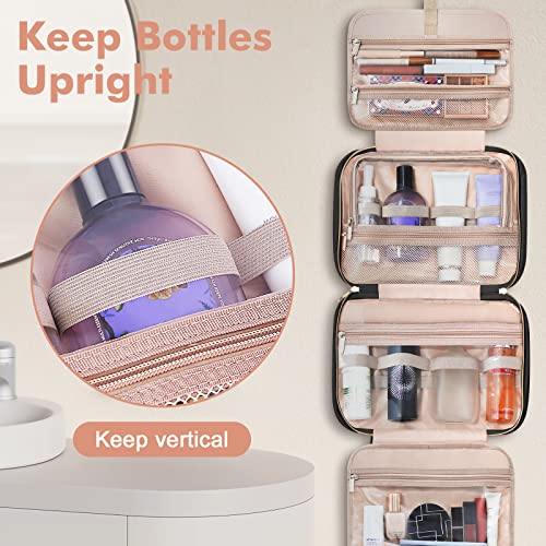 Toiletry Bag for Women (Large / Minimalist / Black)