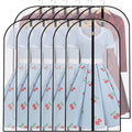 Garment Bags for Hanging Clothes 24"X48"Suit Bags for Closet Storage Plastic Waterproof Suit Cover Bags with Zipper for Suit (Black / 24''X48'')