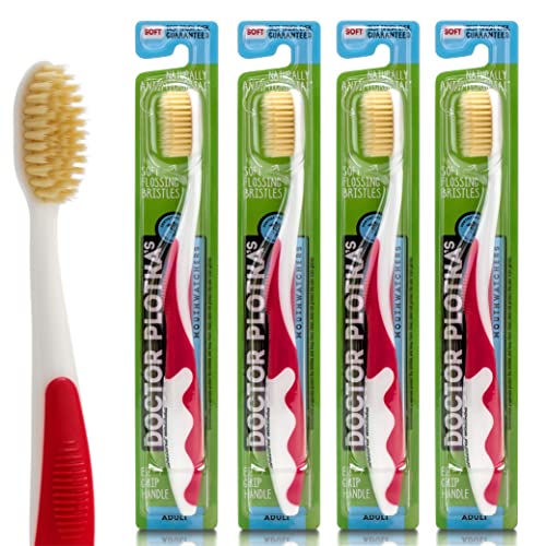 Soft Flossing Manual Toothbrush (Red)
