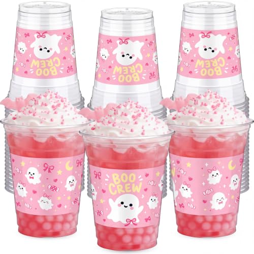 50 Pack Halloween Plastic Cups 12 oz for Party (Halloween)