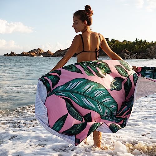 Quick Dry Microfiber Beach Towel (La Fashion / Extra Large 78x35")