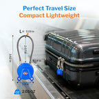 TSA Approved Luggage Locks Ultra (Blue 2 Locks)