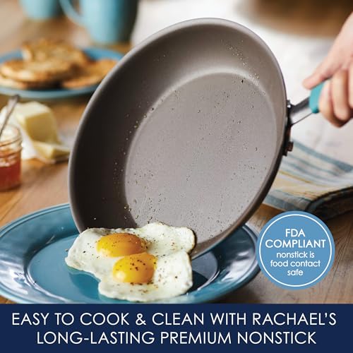 Cucina Nonstick Cookware (Agave Blue / 10 Piece Porcelain)